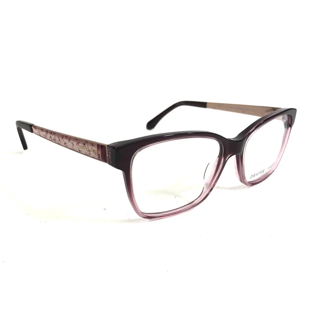 Draper James Eyeglasses Frames DJ5021 604 MERLOT GRADIENT Cat Eye 53-15-140